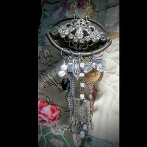 Upcycled antique/vintage hardware necklace